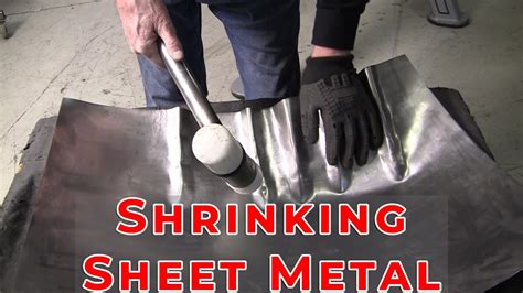 how to cut metal sheets into shapes|shrinking sheet metal by hand.